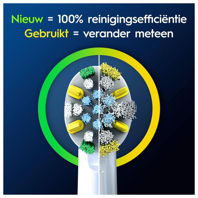 Oral-B Floss Action Opzetborstels Wit 4 Stuks