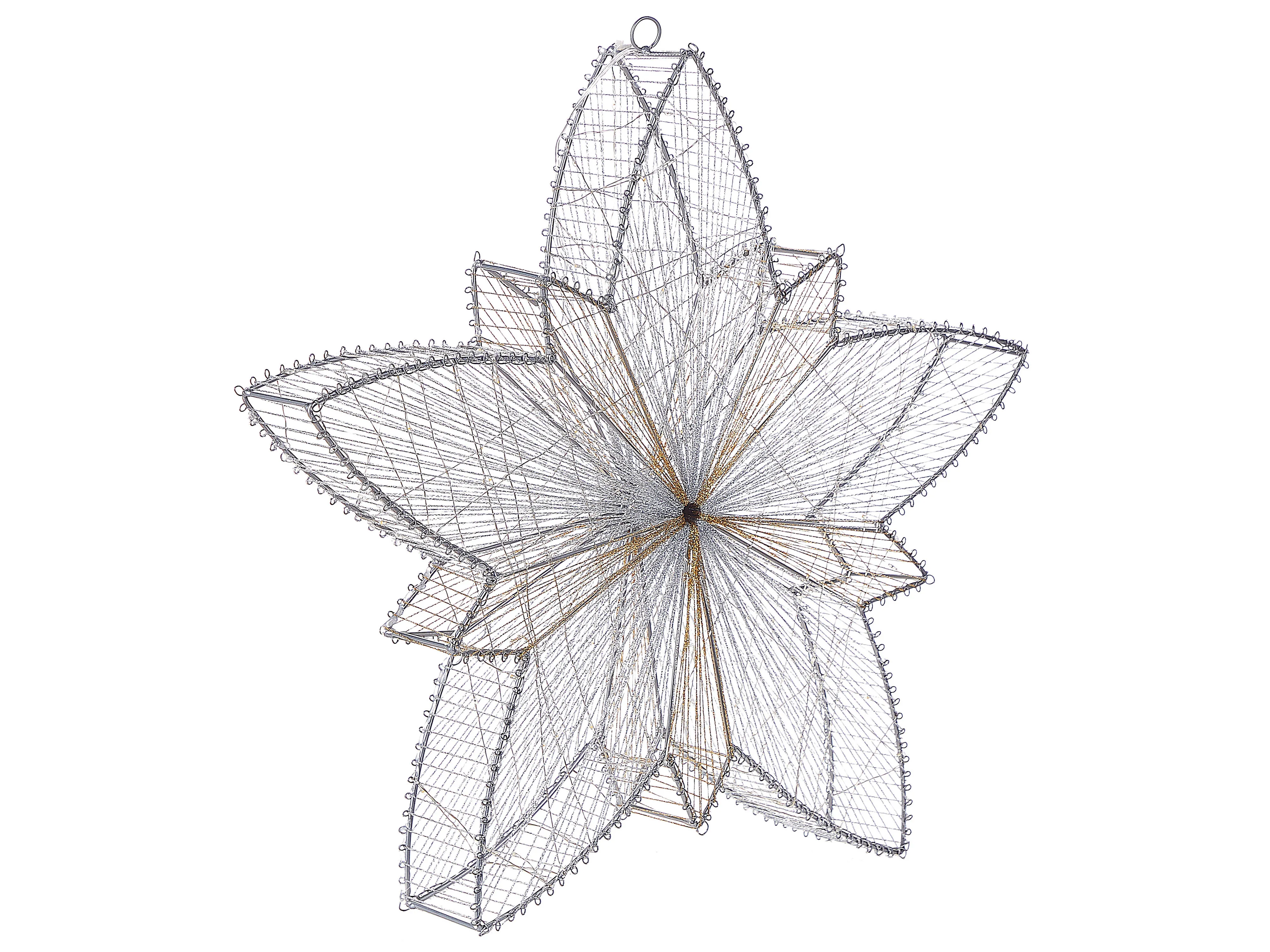 Hangende buitendecoratie LED HOFSOS Ster 50 cm Zilver