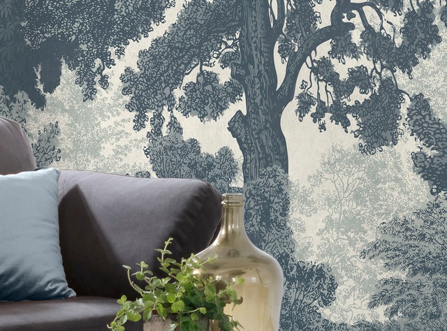 Komar Fototapete »Digitaldruck Vlies -  Unfading Trees - Grösse 400 x 250 cm« bedruckt glatt Wohnzimmer, Schlafzimmer