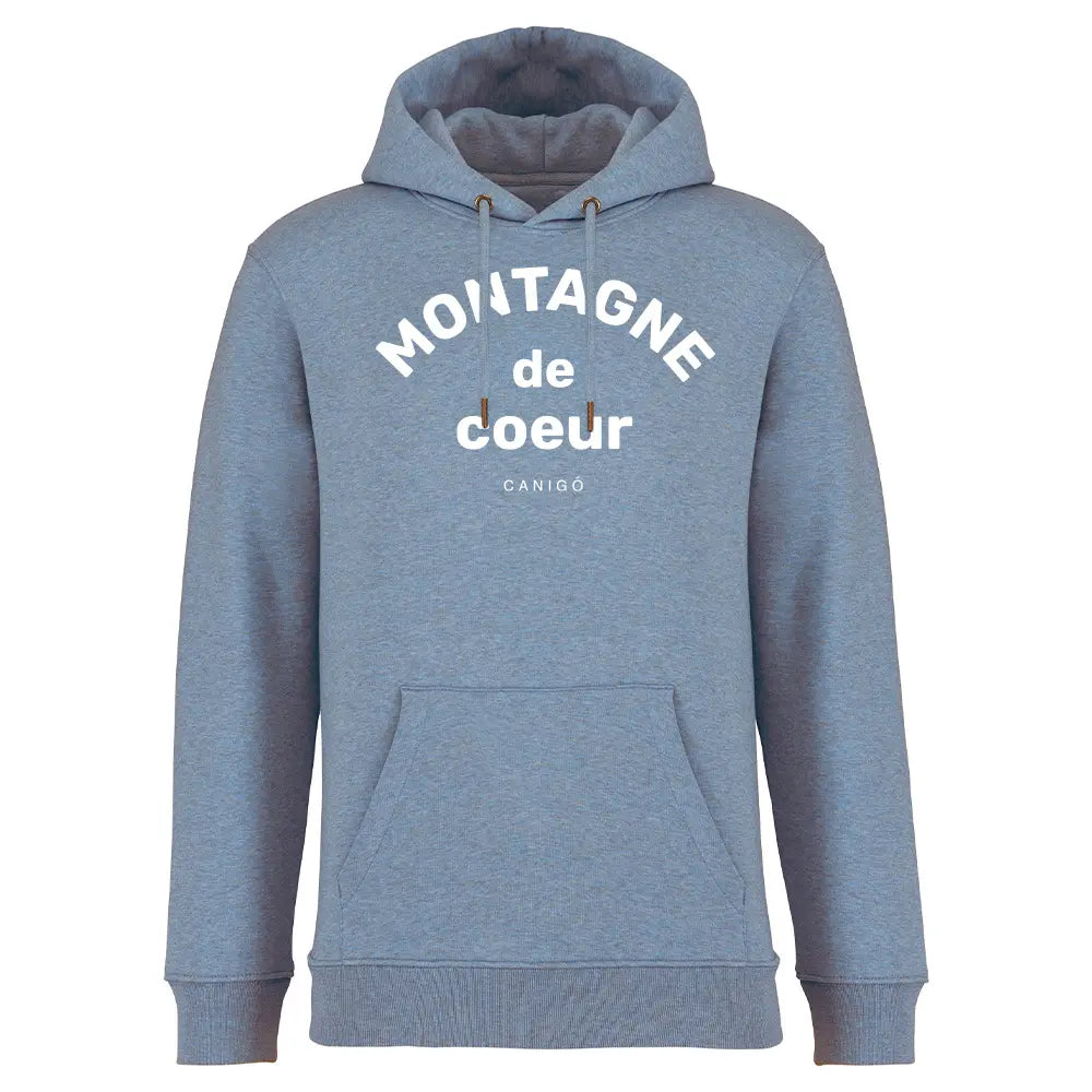 Sweat Capuche Recyclé - Montagne de Coeur