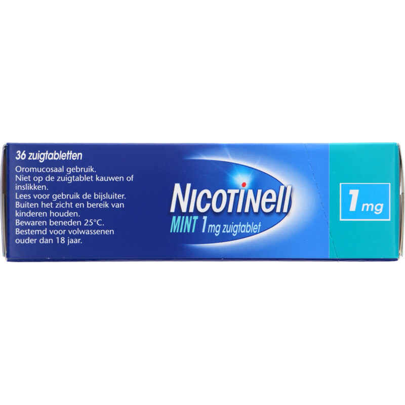 Nicotinell Mint zuigtablet 1mg stoppen met roken