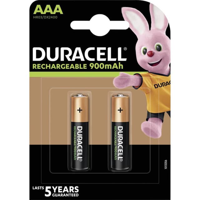 Genopladeligt AAA-batteri NiMH 2 stk Duracell