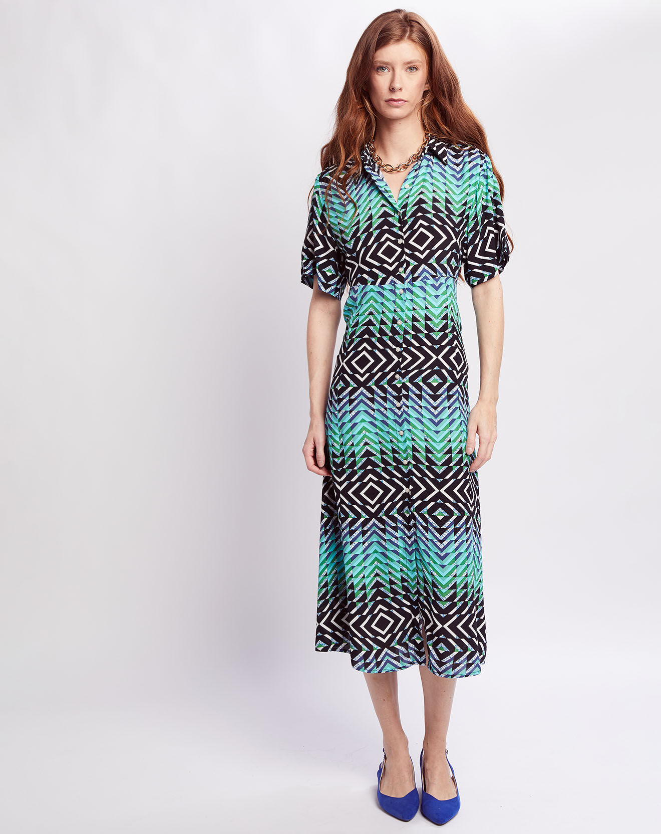 An'ge Robe Moby denise turquoise