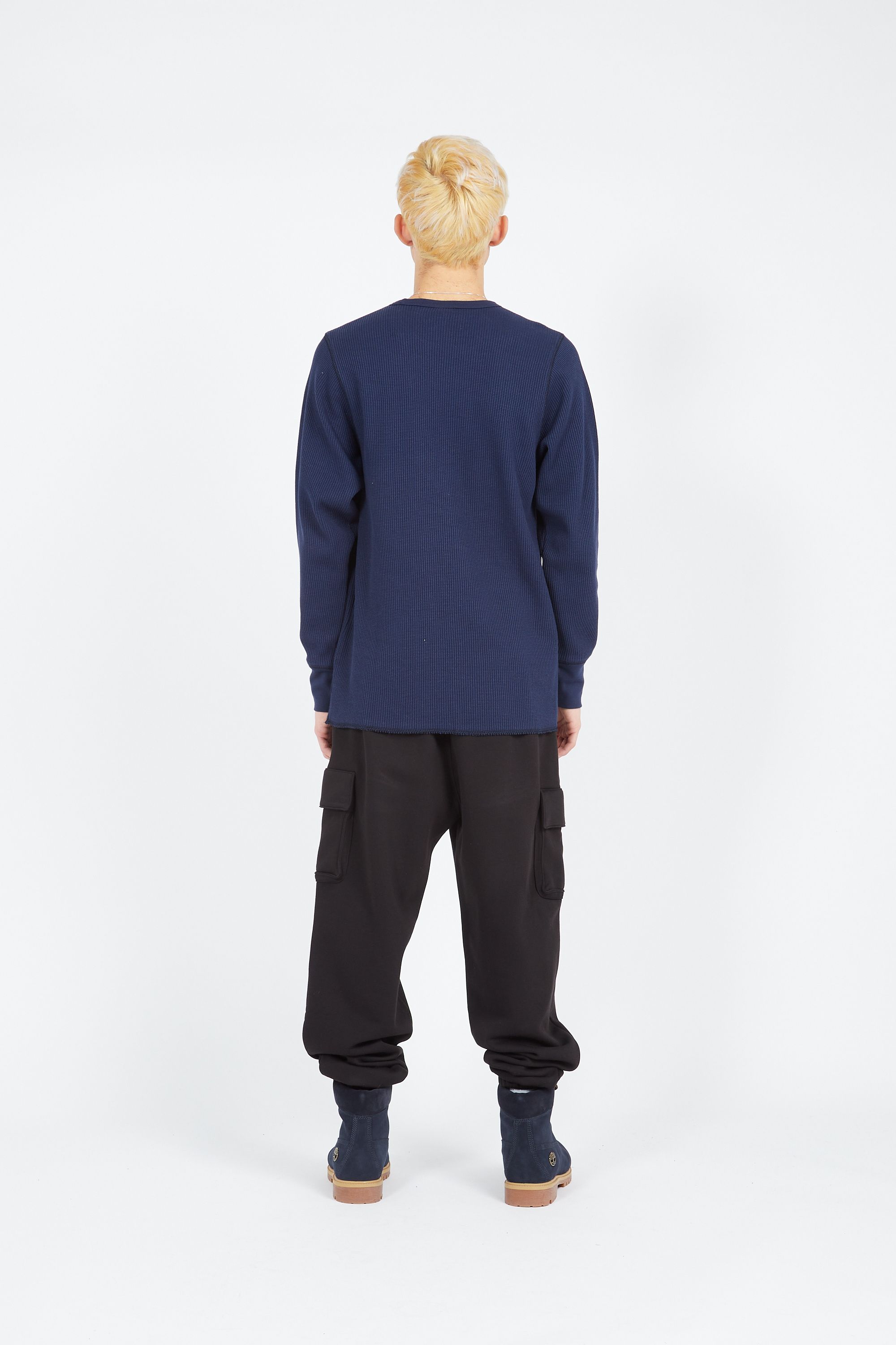 NIKE Sweatshirt HVYWT WAFFLE  Bleu