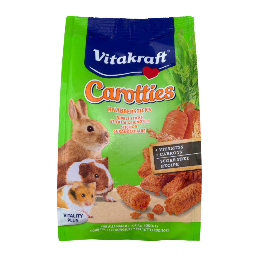 Palitos de cenoura Vitakraft Carotties para coelhos