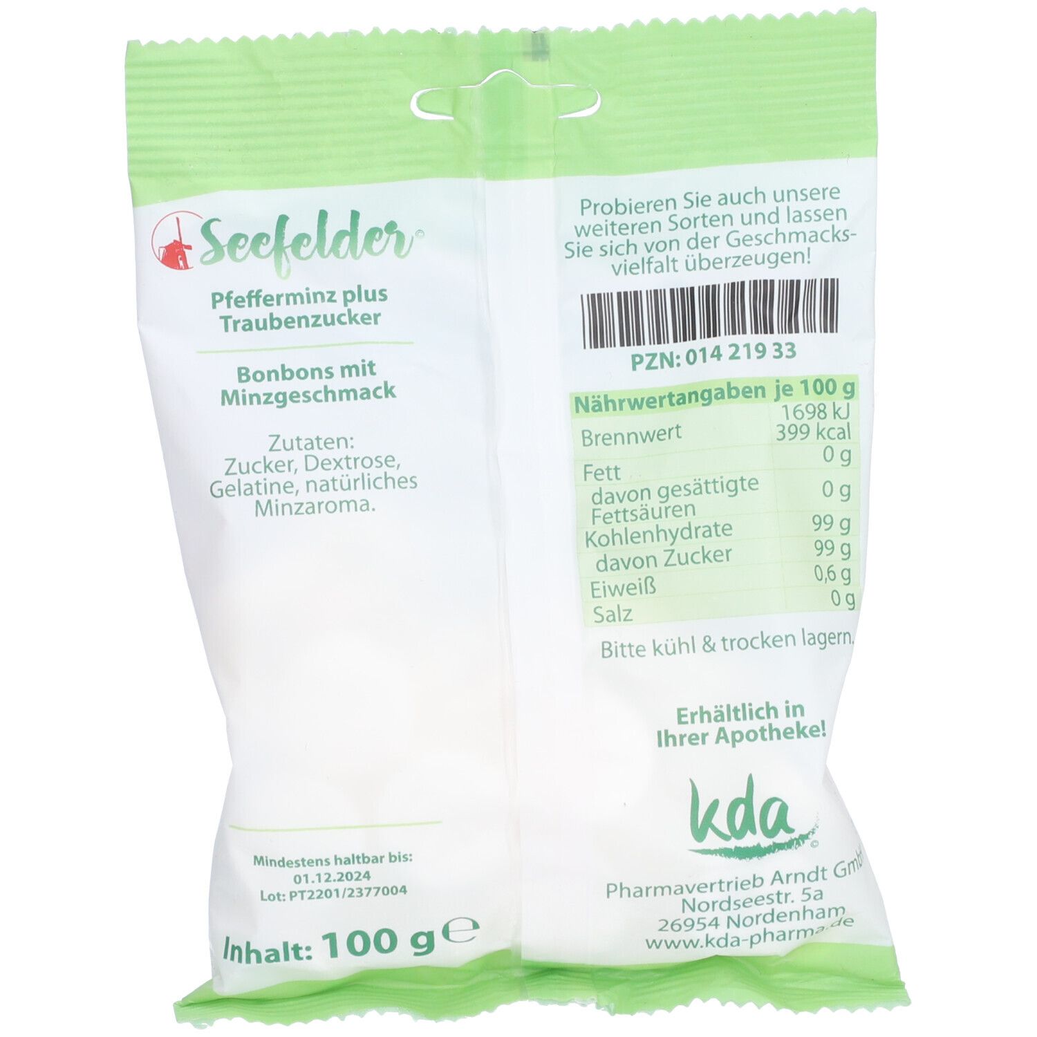 KDA® Seefelder Pfefferminz + Traubenzucker