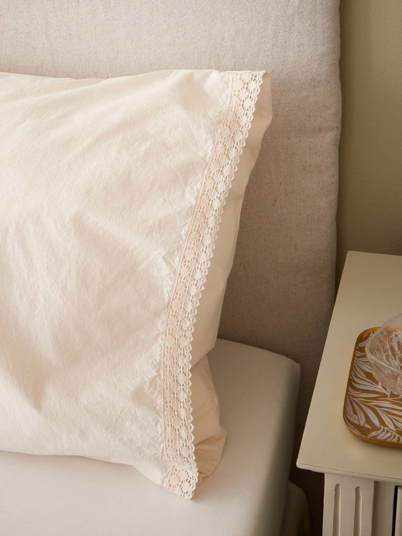 Taie d'oreiller percale de coton 