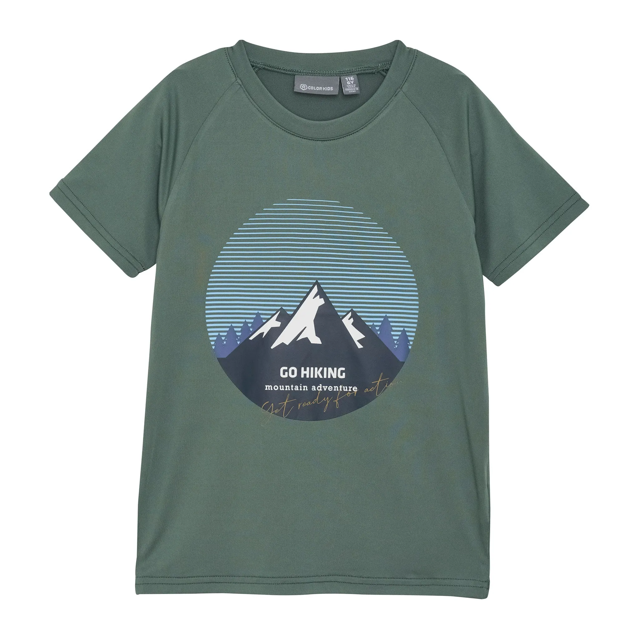 Color Kids T-Shirt Go Hiking 4-8ans