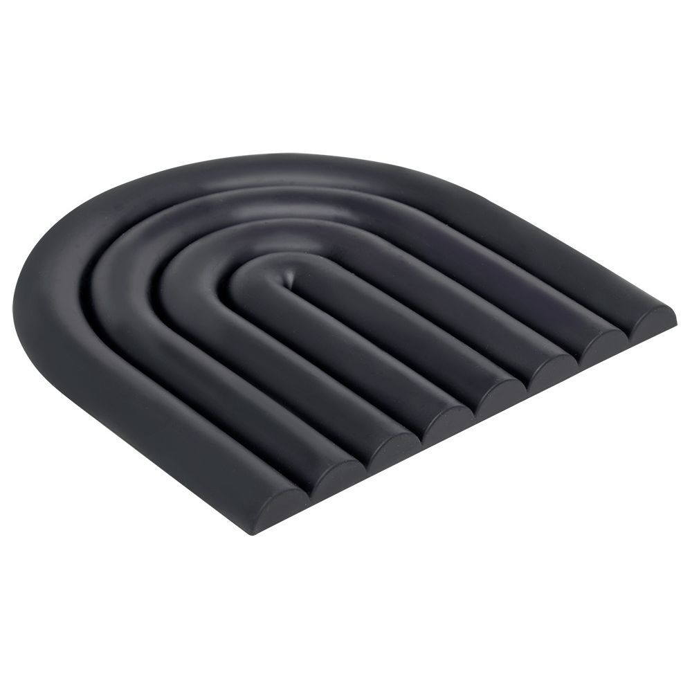 Dessous de plat forme arc-en-ciel uni 15x15cm