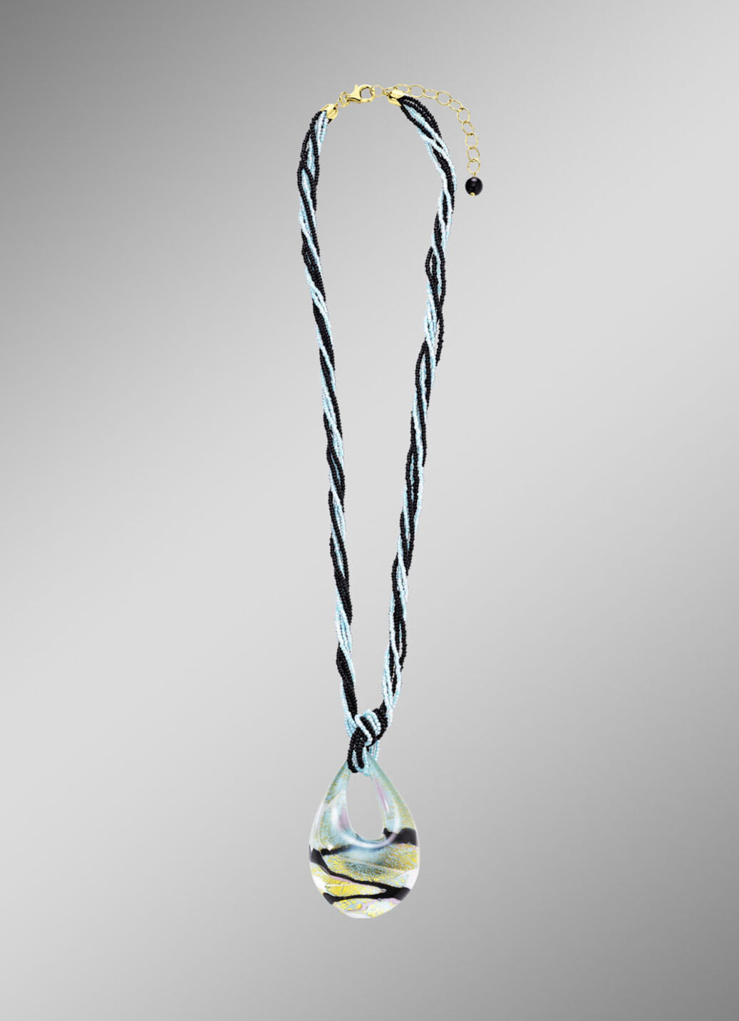 Mehrreihige Halskette aus Muranoglas