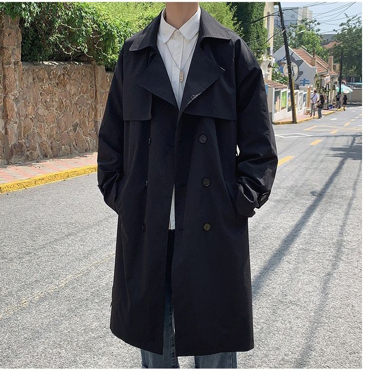 Andrei - Double-breasted midi trenchcoat