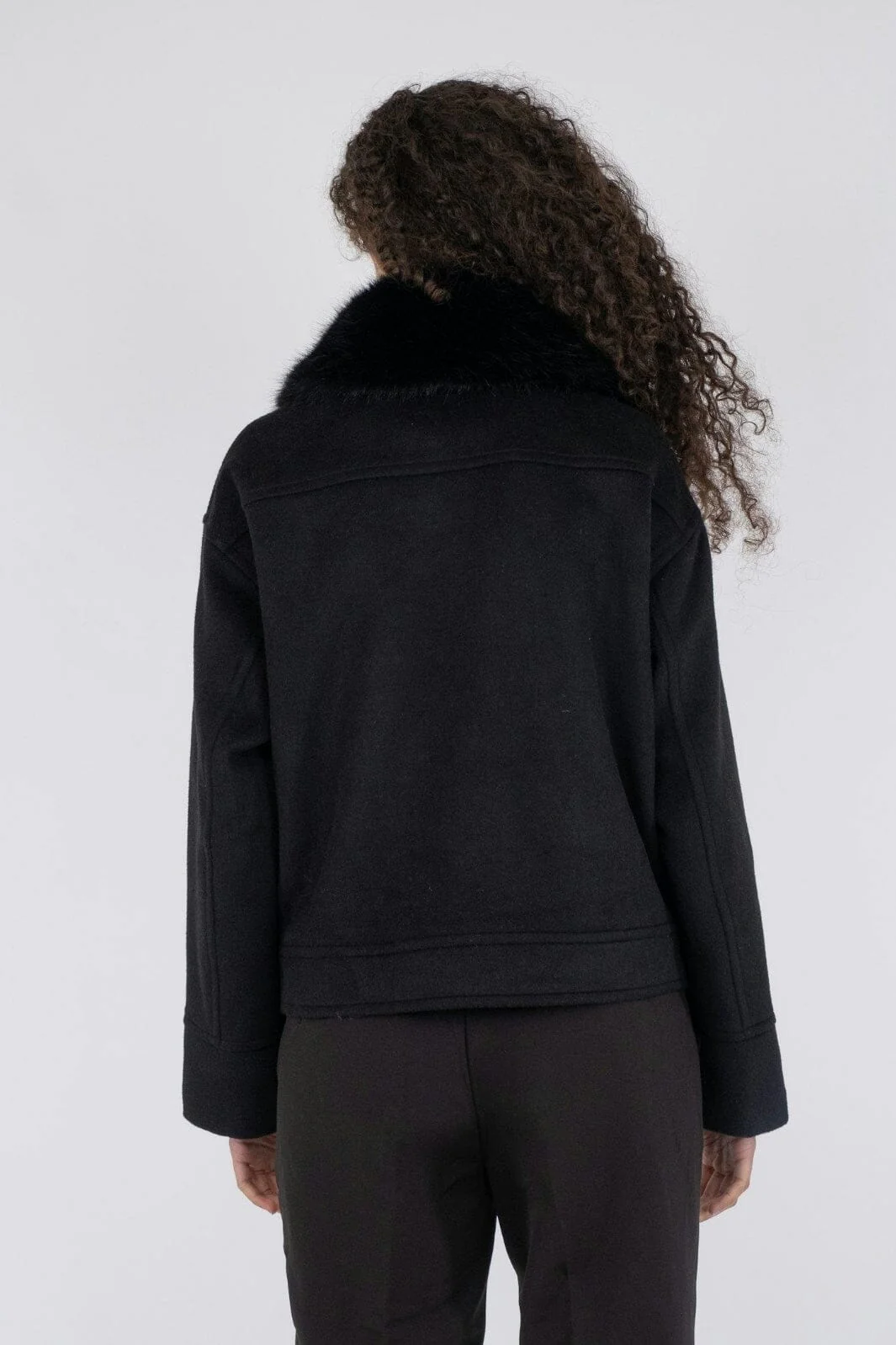 Neo Noir Pitti Wool Jacket black