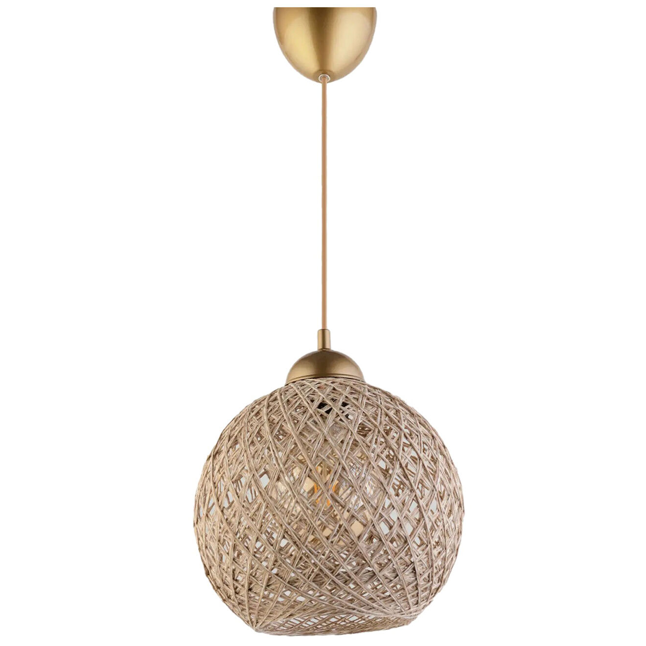 Sheen Suspension DL170 blanc/doré - 54x22 cm