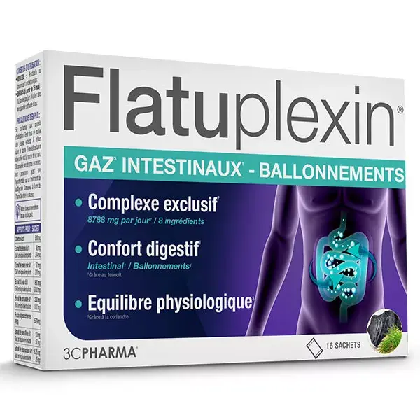 3C Pharma Flatuplexin 16 sachês