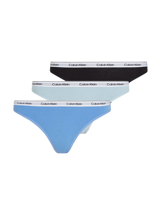 Calvin Klein Underwear Bikinislip »3 PACK BIKINI (LOW-RISE)«, 3 Stk. Low Rise mit Logobund