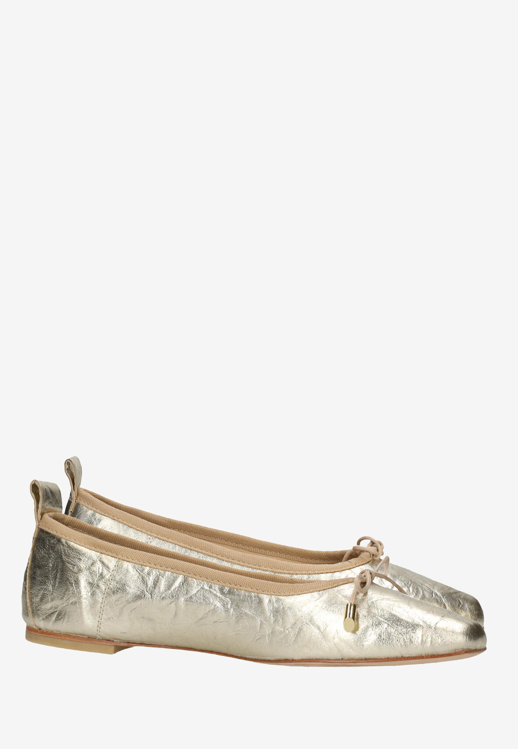 IDRIS BALLETTO Ballerina Crunch metallic Light Gold