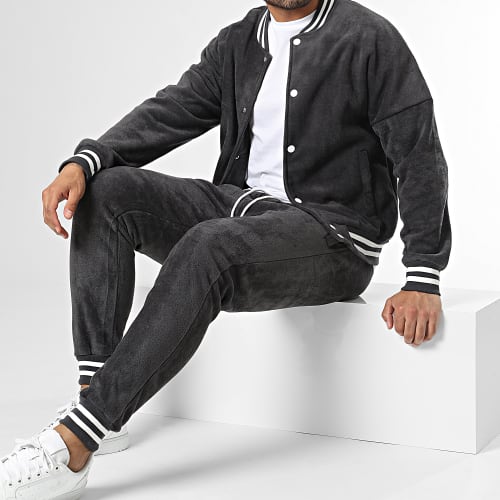 Ensemble De Survetement Gris Anthracite