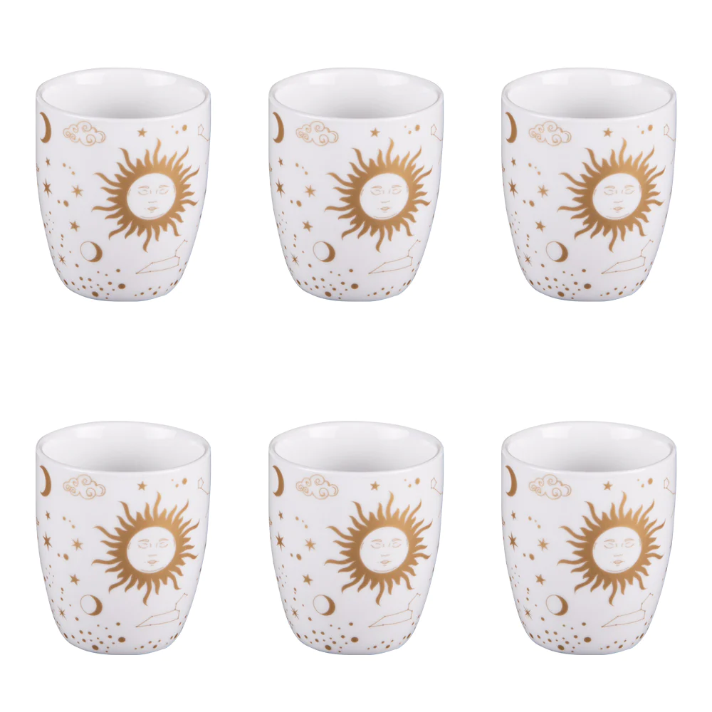 Coffret de 6 gobelets Céleste 10 cl Table passion