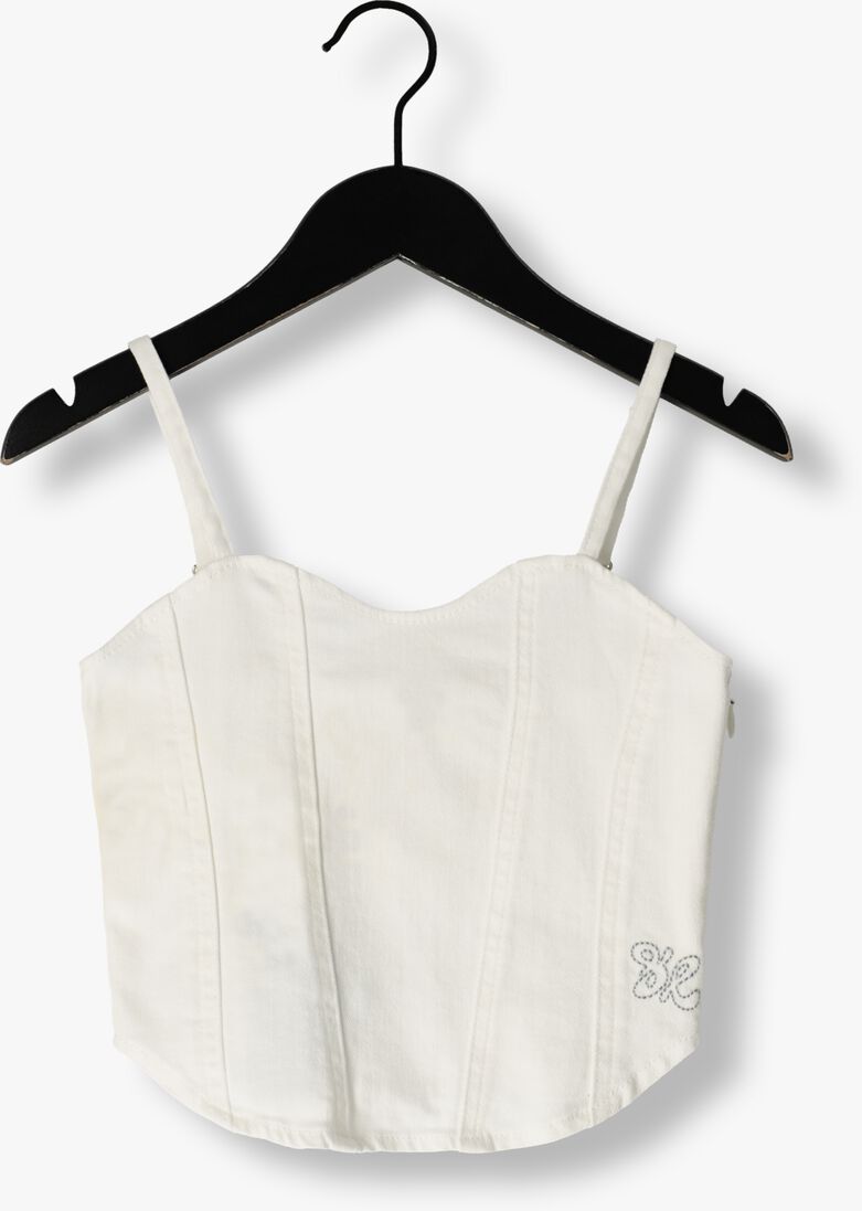 FRANKIE & LIBERTY witte frankie & liberty top denim bustier