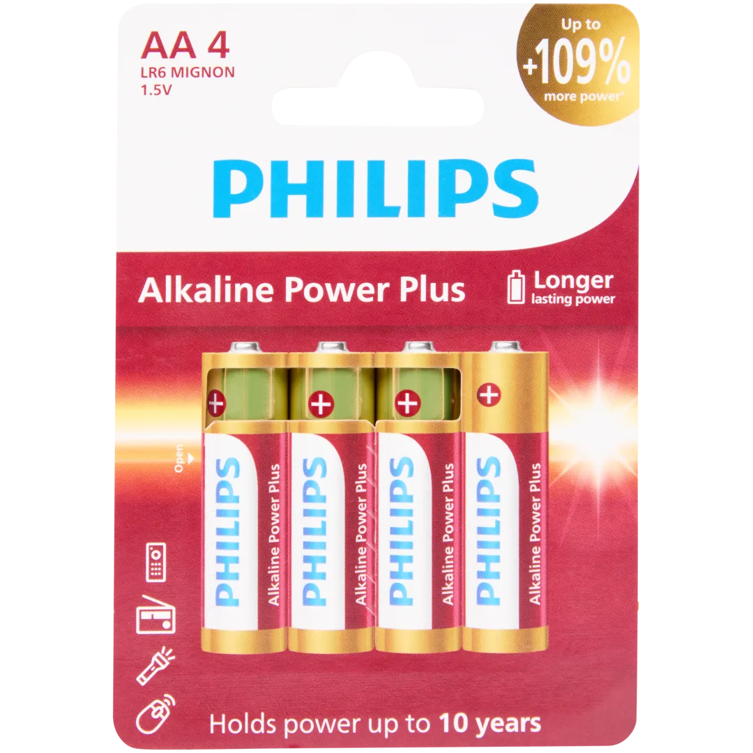 Piles Philips AA