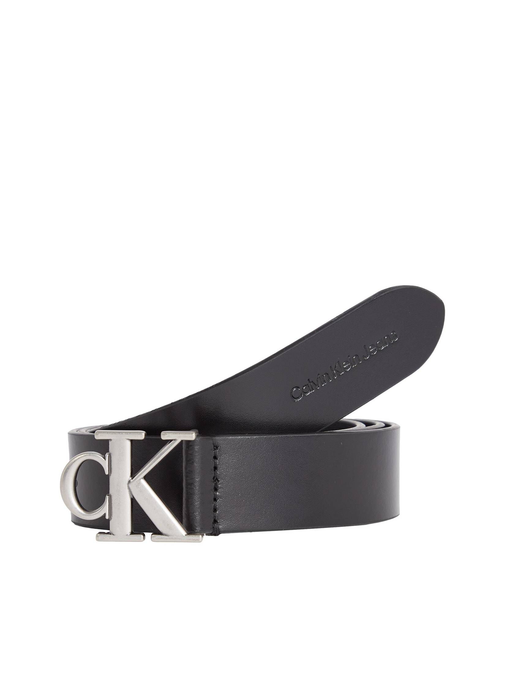 CALVIN KLEIN JEANS| Damen Ledergürtel ROUND MONO