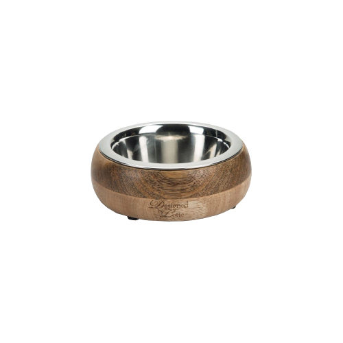 Designed by Lotte Houten Eet- en Drinkbak Mandira