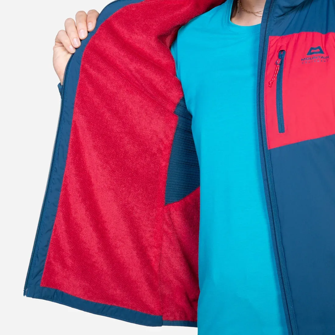 Mountain Equipment Switch Pro Hooded Wmns Jacket Majolica/Capsicum