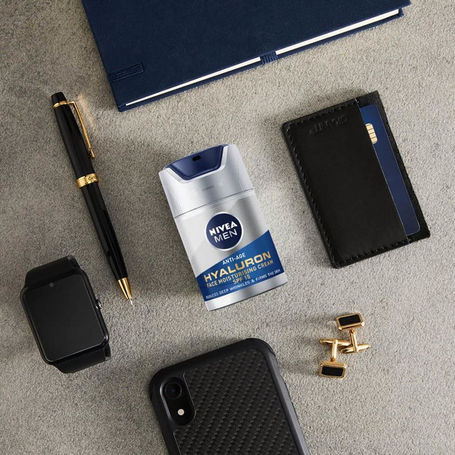 NIVEA Men Anti-Age Hyaluron Face Cream SPF15 50ml