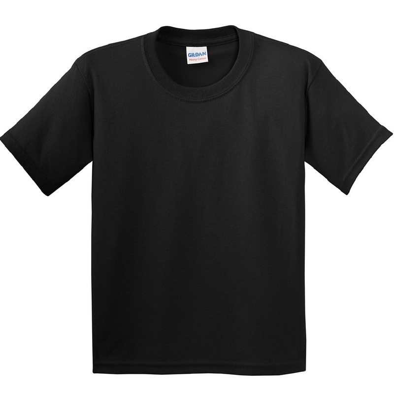 Short Manga Básica Camiseta Con Algodón Grueso Gildan