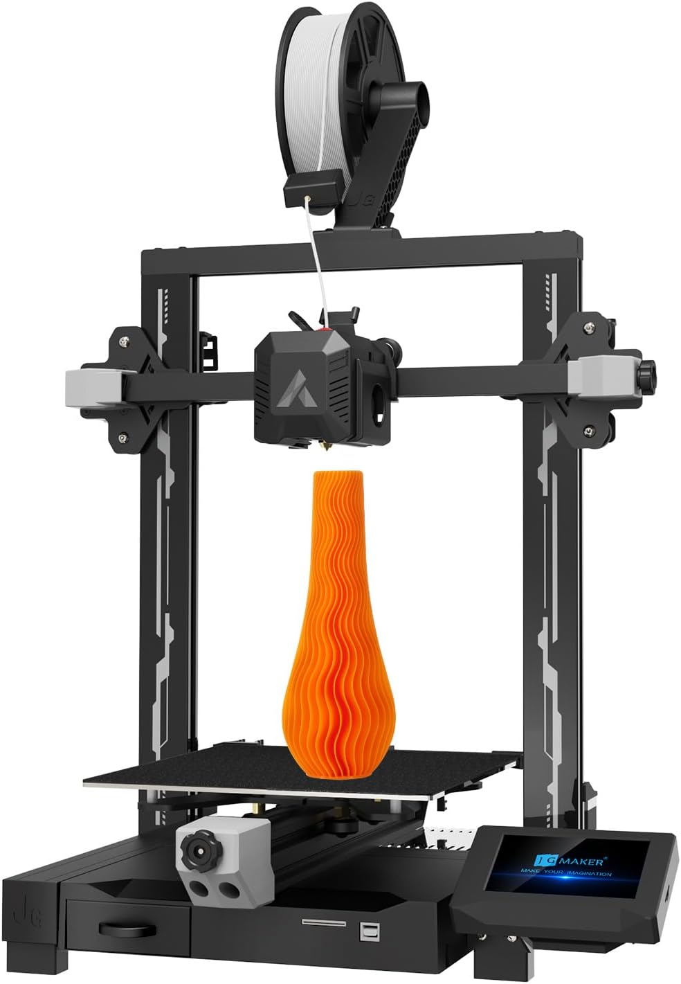 Imprimante 3D JG MAKER R1 pour débutants - 9,06 x 9,06 x 9,84 pouces