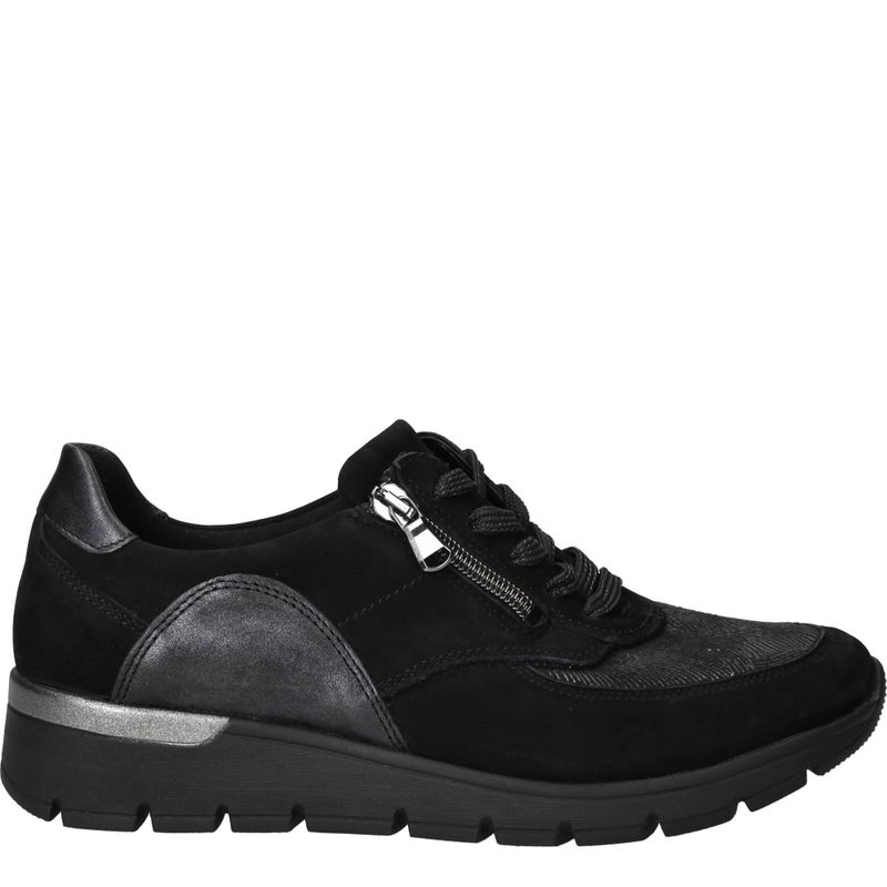Waldlaufer Ramona Veterschoenen Zwart Dames