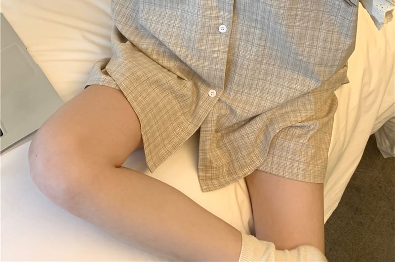Sadelle - Bijpassende geruite pyjamaset voor koppels