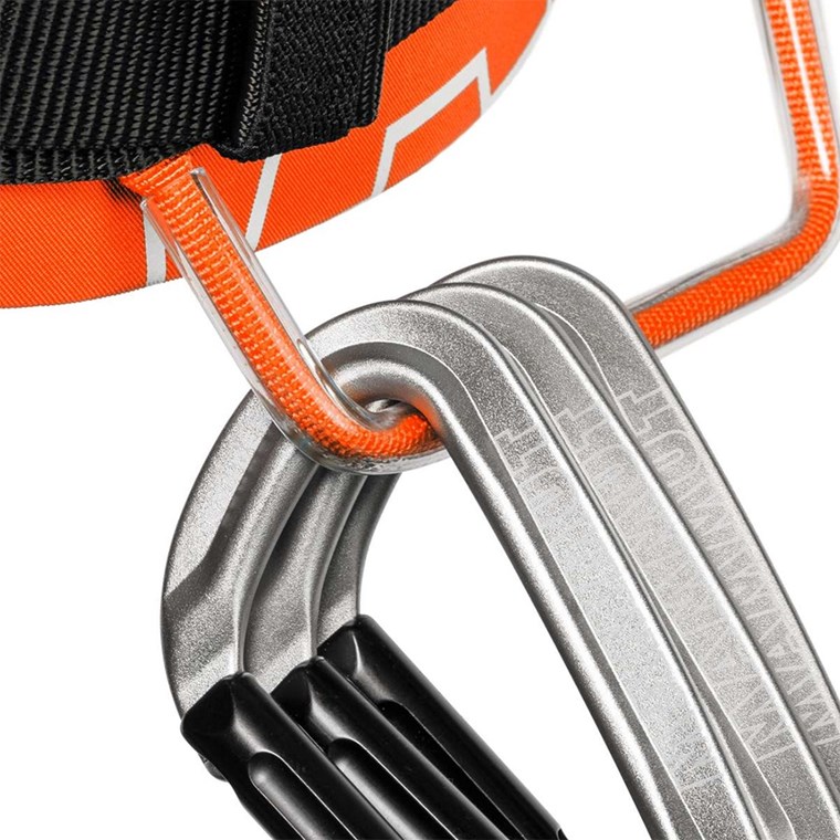 Mammut 4 Slide Harness Vibrant Orange/Black