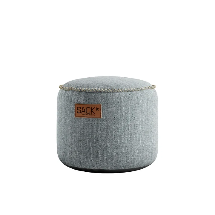 SACK it - RETRO it Cobana Junior Drum Outdoor Pouf, sand melange
