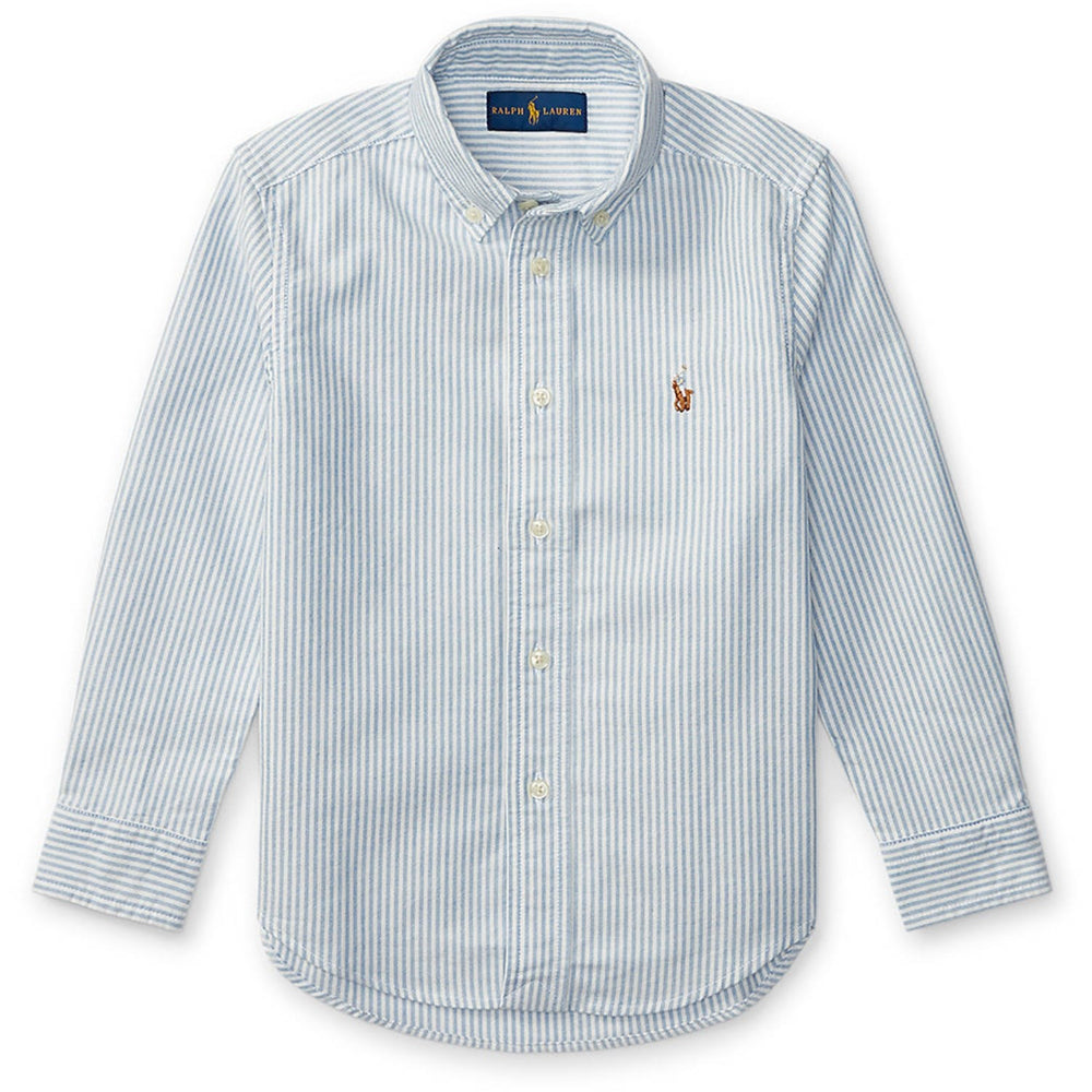 Køb Polo Ralph Lauren Lt Blue Stripe Sport Skjorte