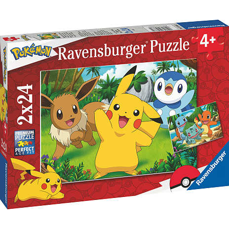 Pokémon puslespil - 2x24 brikker