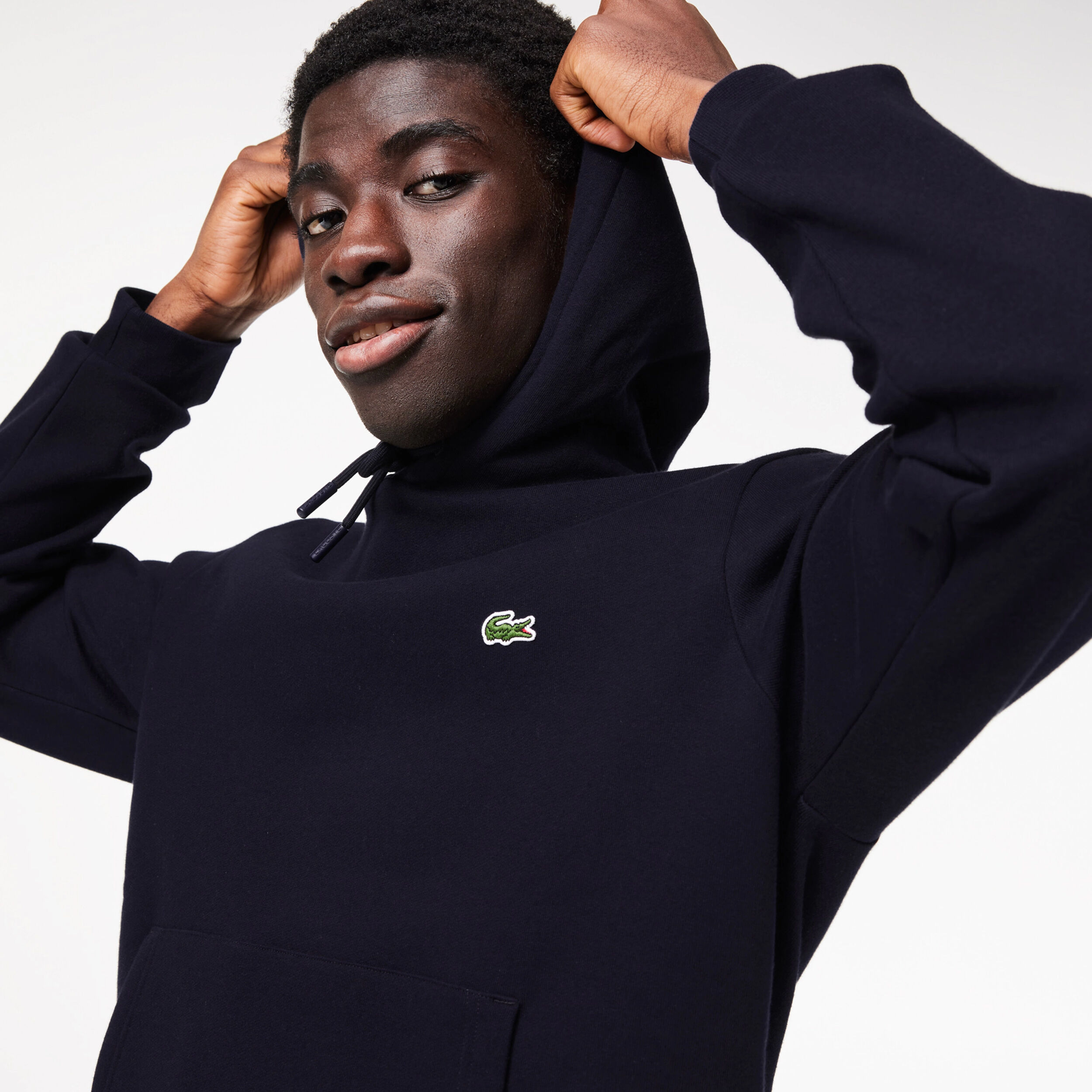 Lacoste Sweat À Capuche Hommes - Bleu Foncé