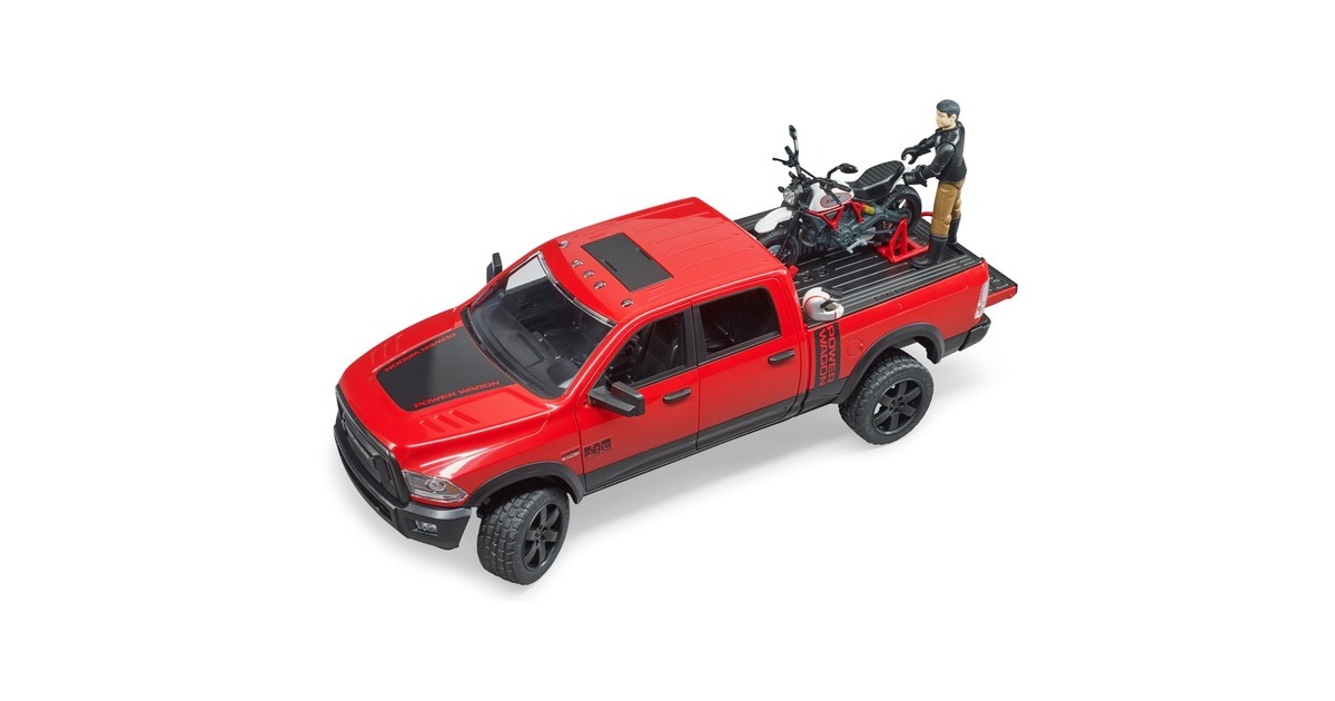 bruderDodge RAM Power wagen met accessoires Modelvoertuig  (02502)