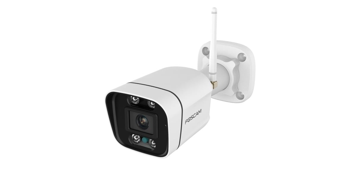 FoscamV8P, 4K/8MP dual-band WiFi beveiligingscamera  (Wit, met geluid- en lichtalarm)