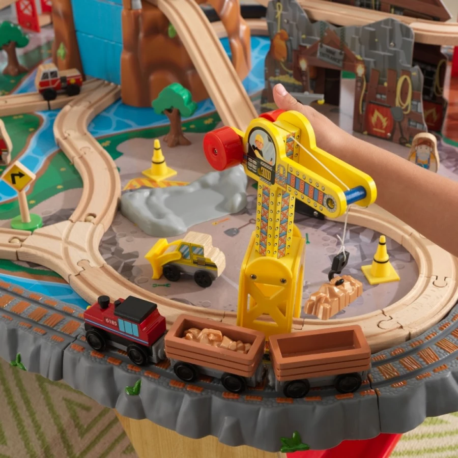 Kidkraft® Wasserfall Eisenbahntisch & Spielset