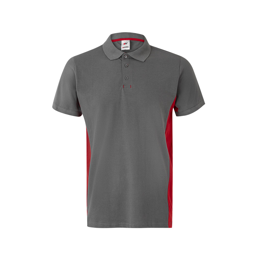 Velilla 36039 - Polo piqué bicolore (180g/m²), manches courtes, en coton (60%) et polyester (40%)