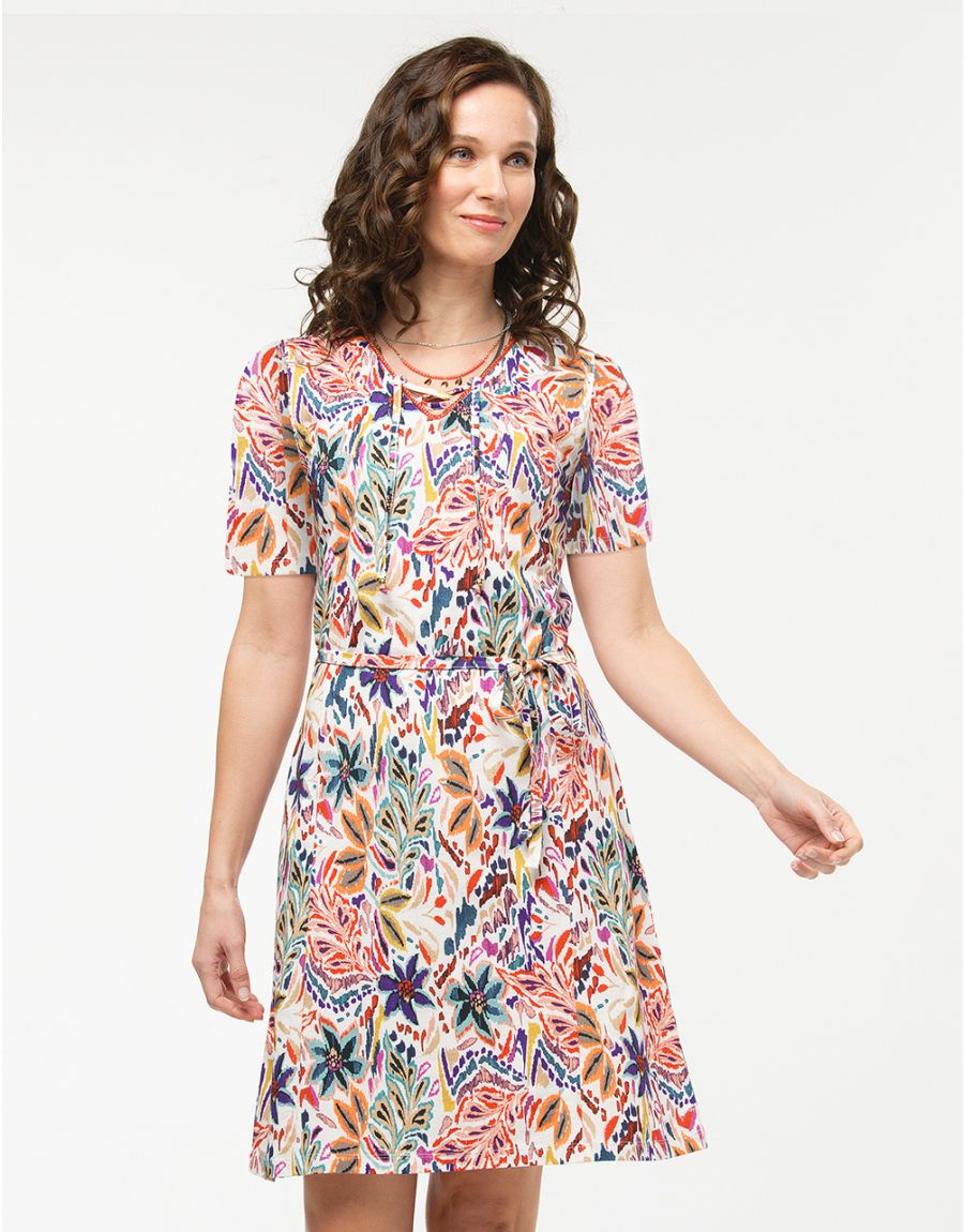 Robe coton imprimée