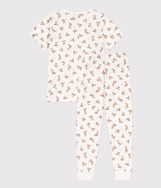 Pyjama manches courtes léopards en coton enfant