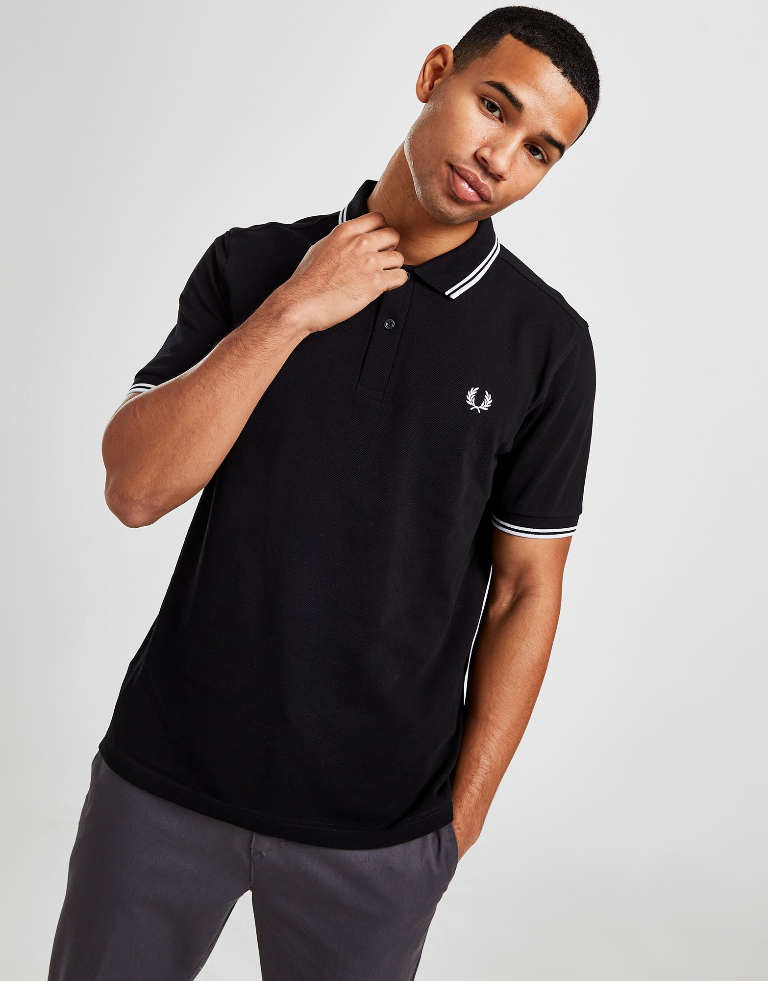 Fred Perry Polo Double Liseré Homme