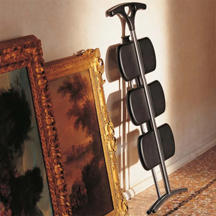 Kartell - Tiramisù Klappleiter, schwarz