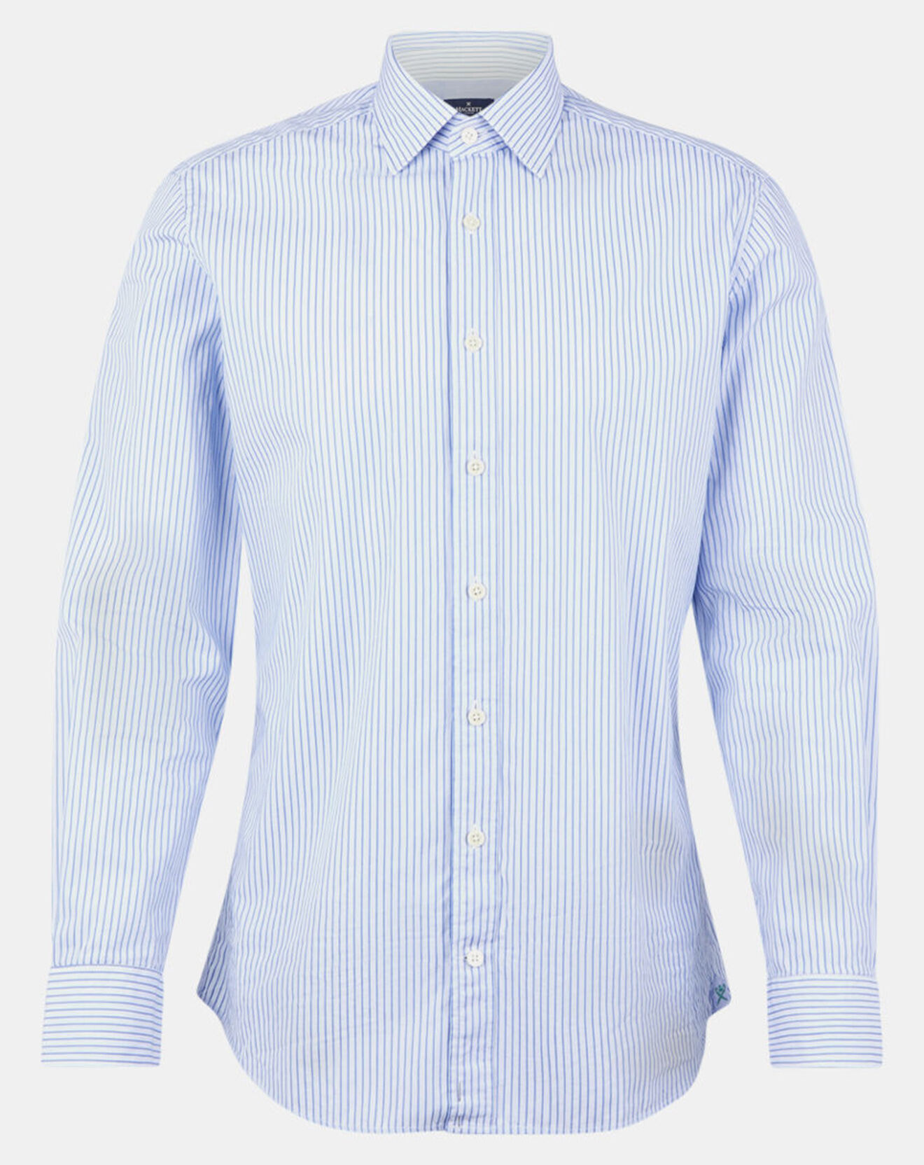 Hackett London Chemise Slim Fit à rayures  bleue