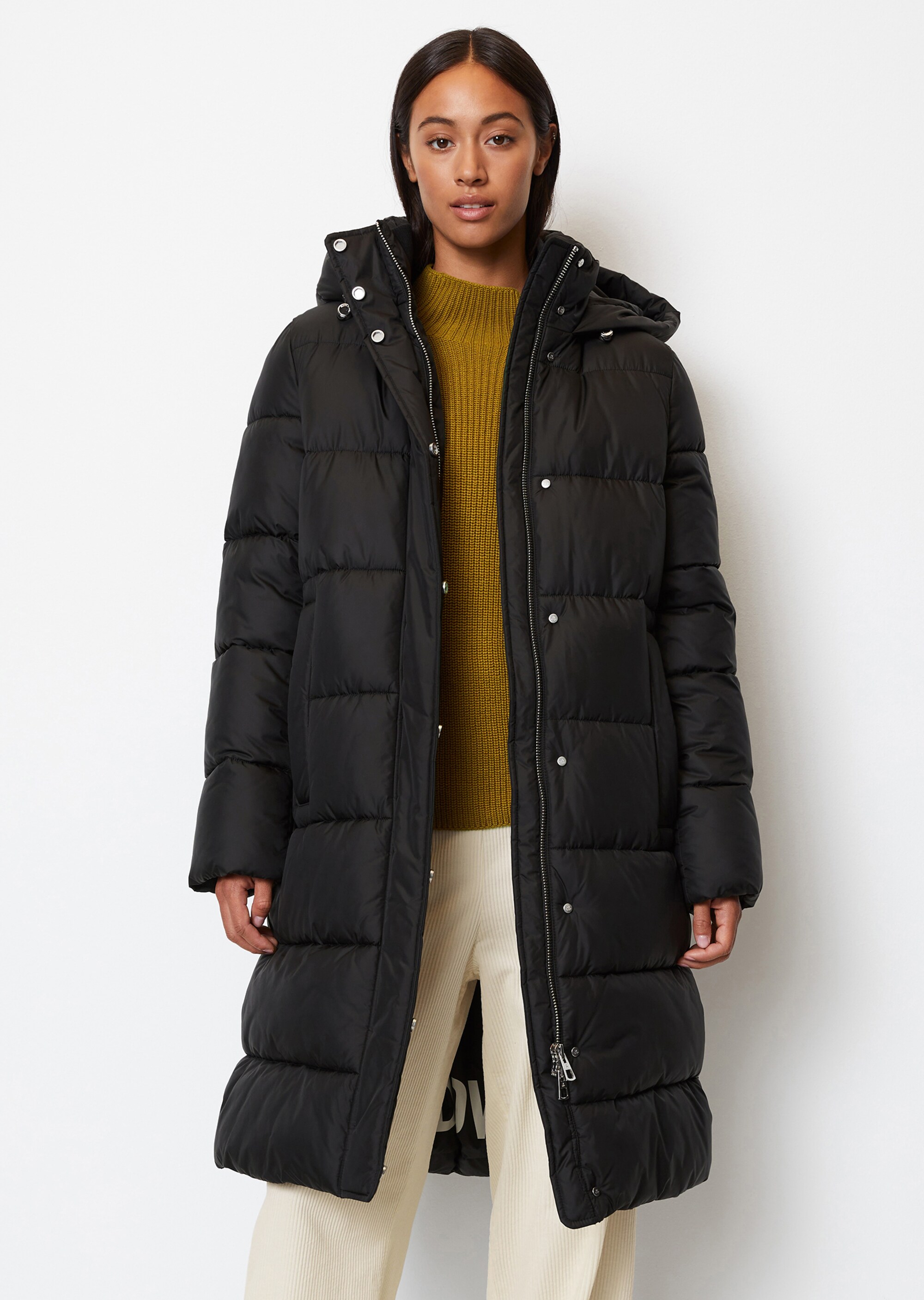 Puffer-Steppmantel regularmit recycelter Wattierung