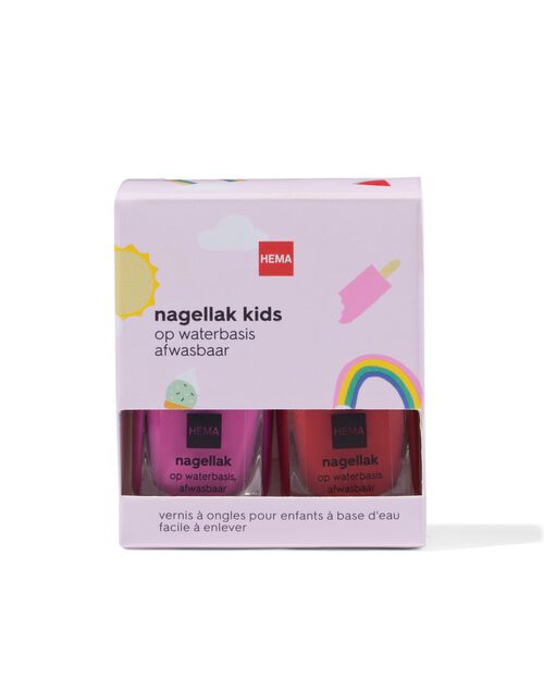 2 vernis à ongles enfant à base d’eau