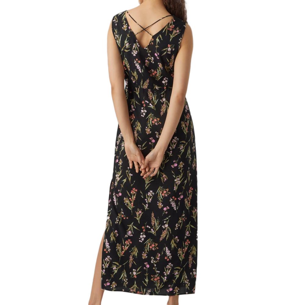 Vero Moda Robe Longue Noir/Vert Femme Vero Moda 10286770
