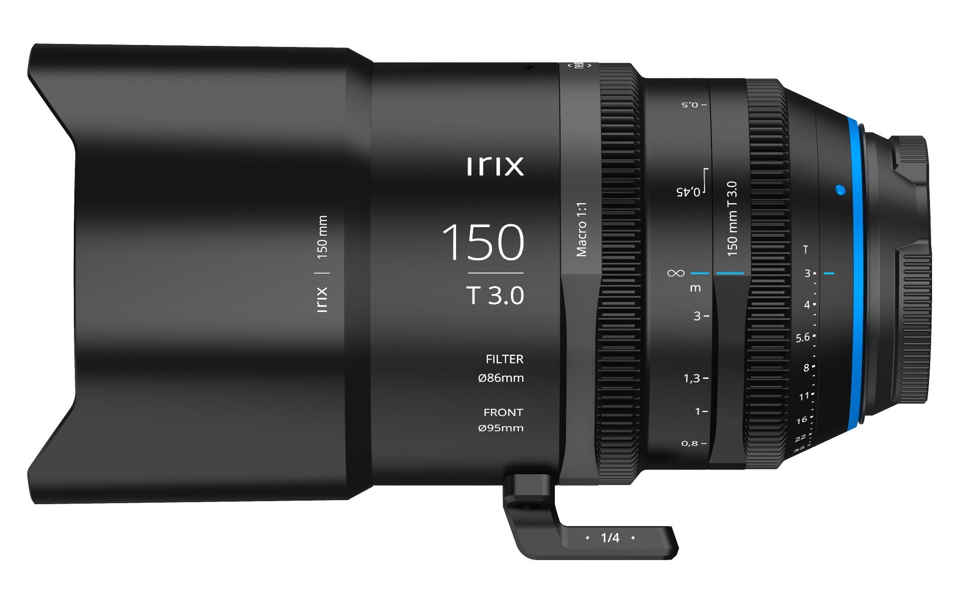 Festbrennweite 150mm T/3 Macro Cine (metrisch) – Canon RF<br>8K-fähiges Cine-Objektiv mit einem Makrovergrösserungsverhältnis von 1:1